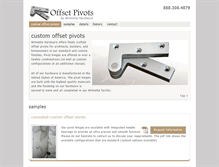 Tablet Screenshot of offsetpivots.com